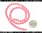 Medium Bright Pink 6mm Round Chalcedony Beads - One Strand Bead-B49